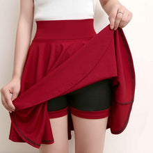 Load image into Gallery viewer, Surmiitro Plus Size 4XL Shorts Skirts Womens 2020 Summer A line Sun School High Waist Pleated Skirt Female Korean Elegant Skirt