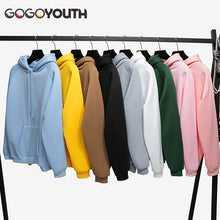 Load image into Gallery viewer, Surmiitro Warm Hooded Female Sweatshirt Winter 2020 Autumn Solid Kpop Hoodies Women Polerones Ladies Pullover Sweat Femme