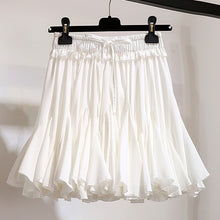 Load image into Gallery viewer, Surmiitro White Black Chiffon Summer Shorts Skirt Women 2020 Fashion Korean High Waist Tutu Pleated Mini Sun School Skirt Female