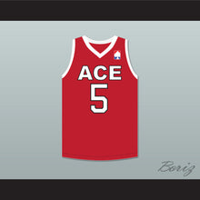Load image into Gallery viewer, Swaggy P. 5 ACE Family Charity Red Basketball Jersey