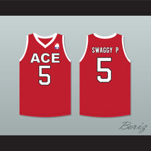 Load image into Gallery viewer, Swaggy P. 5 ACE Family Charity Red Basketball Jersey
