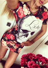 Load image into Gallery viewer, Sweet Cute Kawaii Cartoon Dresses Women Sexy Slim Bodycon Party Dress Female Casual Camo Print Mini Summer Dress Vestidos Femme