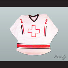 Load image into Gallery viewer, Switzerland National Team Hockey Jersey White