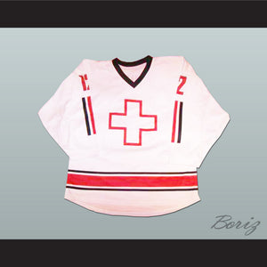 Switzerland National Team Hockey Jersey White