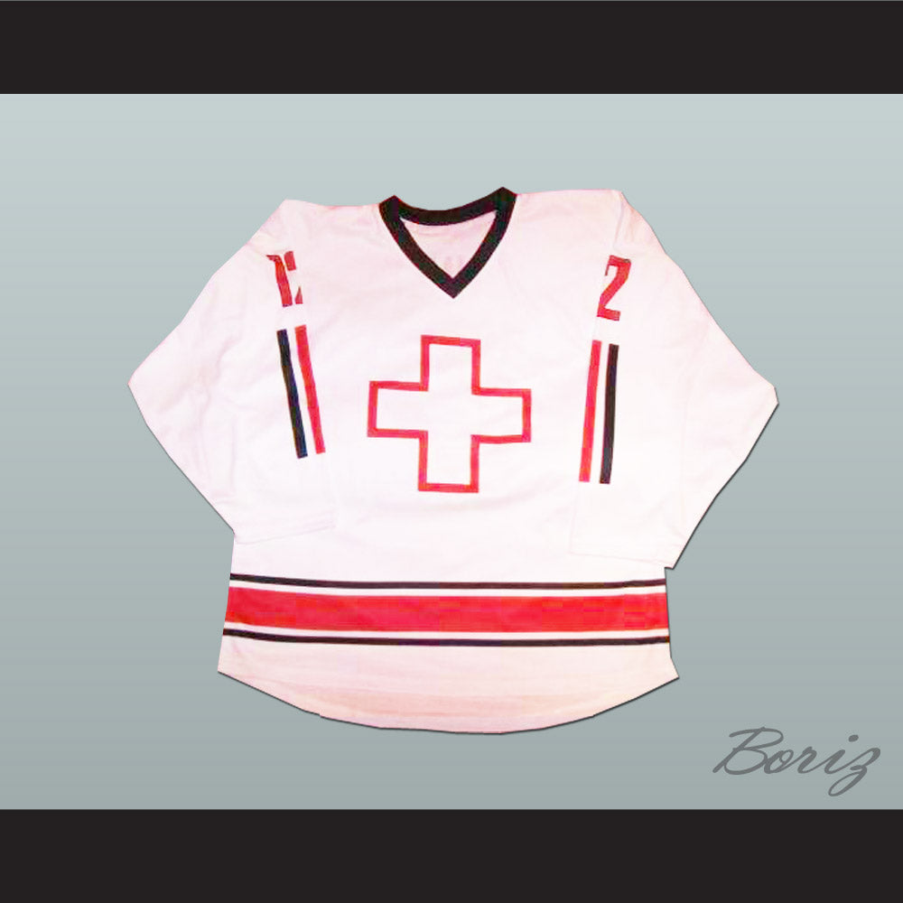 Switzerland National Team Hockey Jersey White