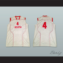 Load image into Gallery viewer, Switzerland Helvetia 4 National Team White Basketball Jersey