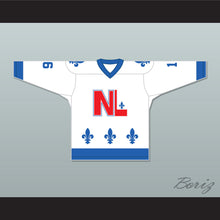 Load image into Gallery viewer, Sylvain Rocheleau 16 Le National de Québec White Hockey Jersey- Lance et compte (He Shoots, He Scores)