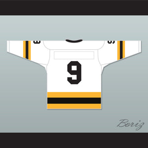 EHL Syracuse Blazers 9 White Hockey Jersey