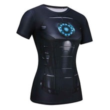 Load image into Gallery viewer, T-Shirt Captain America Civil War Tee 3D Printed T-shirts Women Marvel Avengers Short Sleeve Fitness Clothing dropship