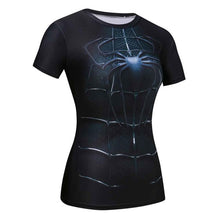 Load image into Gallery viewer, T-Shirt Captain America Civil War Tee 3D Printed T-shirts Women Marvel Avengers Short Sleeve Fitness Clothing dropship