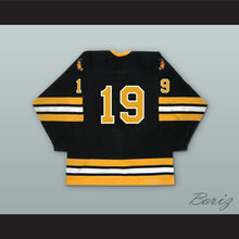 Load image into Gallery viewer, T.J. Oshie 19 Warroad Warriors High School Black Hockey Jersey 1