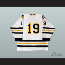 Load image into Gallery viewer, T.J. Oshie 19 Warroad Warriors High School White Hockey Jersey 1