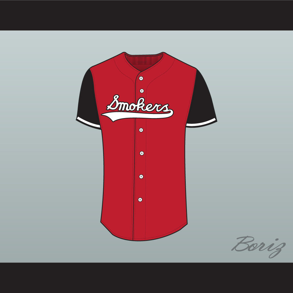 Tampa Smokers Red Baseball Jersey