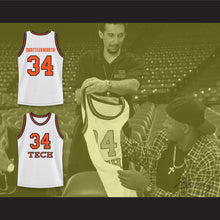 Load image into Gallery viewer, Jesus Shuttlesworth 34 Tech U Home Basketball Jersey He Got Game