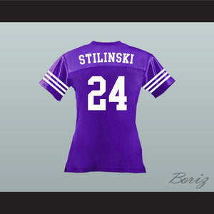 Stiles Stilinski 24 Beacon Hills Cyclones Purple Lacrosse Jersey Teen Wolf