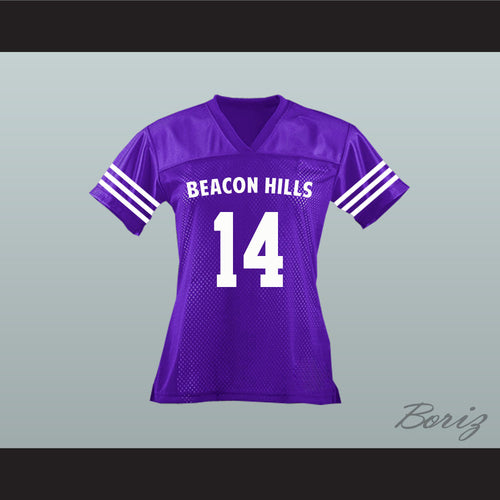 Isaac Lahey 14 Beacon Hills Cyclones Purple Lacrosse Jersey Teen Wolf