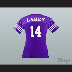 Isaac Lahey 14 Beacon Hills Cyclones Purple Lacrosse Jersey Teen Wolf