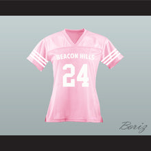 Load image into Gallery viewer, Stiles Stilinski 24 Beacon Hills Cyclones Pink Lacrosse Jersey Teen Wolf