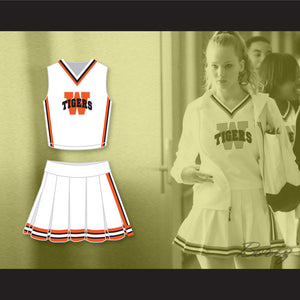 Jennifer Lawrence Norah White Plains Tigers High School Cheerleader Uniform The Beaver