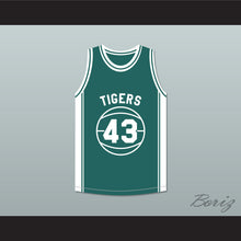 Load image into Gallery viewer, Eric Nies Montrose 43 Tigers High School Basketball Jersey Above The Rim