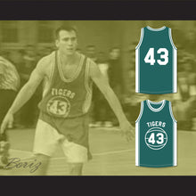 Load image into Gallery viewer, Eric Nies Montrose 43 Tigers High School Basketball Jersey Above The Rim