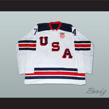 Load image into Gallery viewer, T.J. Oshie 74 USA National Team Hockey Jersey 1960 Tribute Style