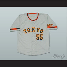 Load image into Gallery viewer, Hideki Matsui 55 Yomiuri Giants Gray Baseball Jersey