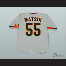 Load image into Gallery viewer, Hideki Matsui 55 Yomiuri Giants Gray Baseball Jersey