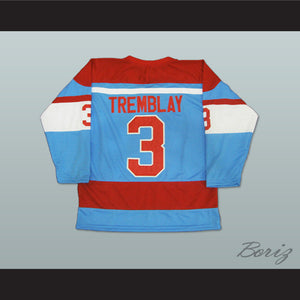 Jean-Claude Tremblay 3 Quebec Nordiques Hockey Jersey