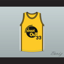 Load image into Gallery viewer, Yellow Tournament Shoot Out Basketball Jersey Above The Rim