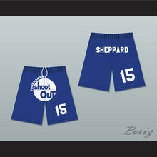 Load image into Gallery viewer, Thomas &#39;Shep&#39; Shepard 15 Tournament Shoot Out Bombers Basketball Shorts