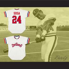 Load image into Gallery viewer, Sammy Sosa 24 Tulsa Drillers White Baseball Jersey