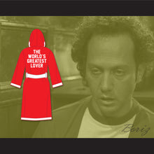 Load image into Gallery viewer, The World&#39;s Greatest Lover Red Satin Full Boxing Robe with Hood