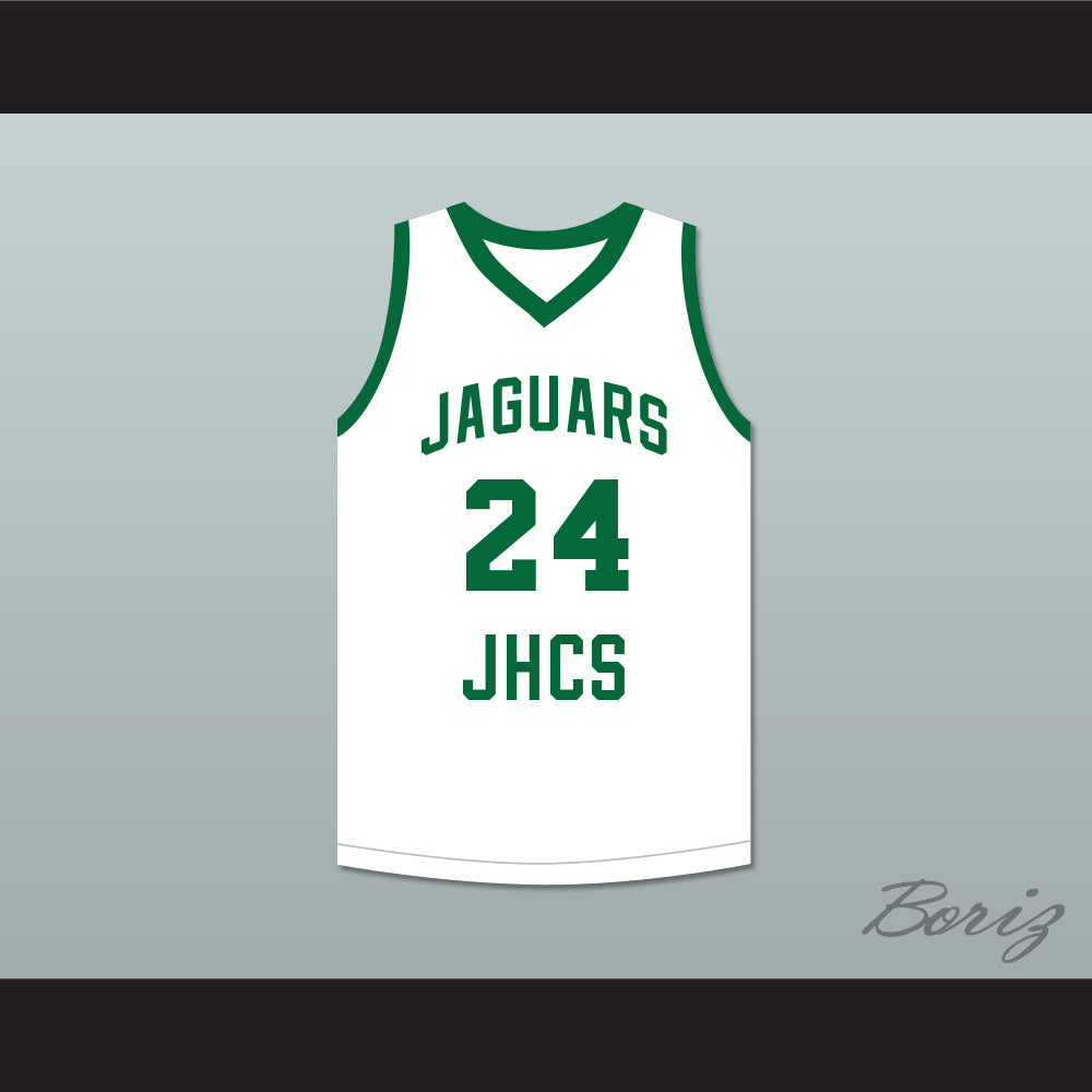 Tacko Fall 24 Jamie's House Charter School Jaguars White Basketball Jersey