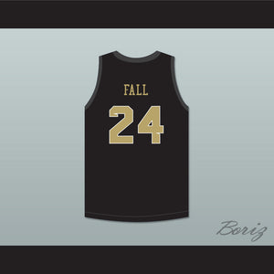Tacko Fall 24 UCF Knights Black Basketball Jersey with Patch