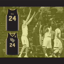 Load image into Gallery viewer, Tacko Fall 24 UCF Knights Black Basketball Jersey with Patch 2
