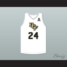 Load image into Gallery viewer, Tacko Fall 24 UCF Knights White Basketball Jersey with Patch