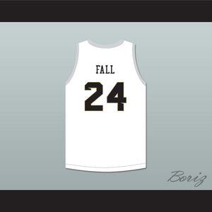 Tacko Fall 24 UCF Knights White Basketball Jersey with Patch
