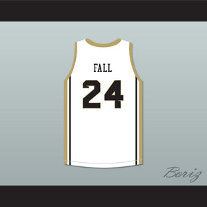 Tacko Fall 24 UCF Knights White Basketball Jersey with Patch 2