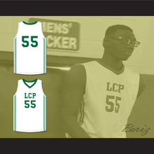 Load image into Gallery viewer, Tacko Fall 55 Liberty Christian Prep Lions White Basketball Jersey