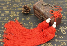 Load image into Gallery viewer, Tai Chi Or Kung Fu Sword Tassel Martial Arts Sword Tassel  Red And Yellow