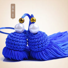 Load image into Gallery viewer, Tai Chi Sword Tassel ear hanging ribbon,Chinese traditional Tai Chi Kung Fu Wush sword tassel