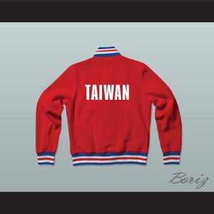 Taiwan Varsity Letterman Jacket-Style Sweatshirt
