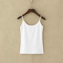 Load image into Gallery viewer, Tank top Women Summer Casual Camisoles Women&#39;s Tops T-shirt Spaghetti Strap Cropped Vest Female Camis Fashion Synthetic cotton