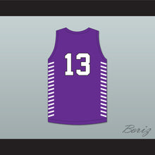 Load image into Gallery viewer, Tari Eason 13 Garfield High School Bulldogs Purple Basketball Jersey 1