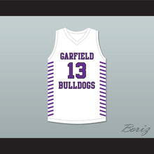 Load image into Gallery viewer, Tari Eason 13 Garfield High School Bulldogs White Basketball Jersey 2