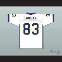 Load image into Gallery viewer, Tariq Woolen 83 Arlington Heights High School Yellow Jackets White Football Jersey 2