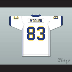 Tariq Woolen 83 Arlington Heights High School Yellow Jackets White Football Jersey 2