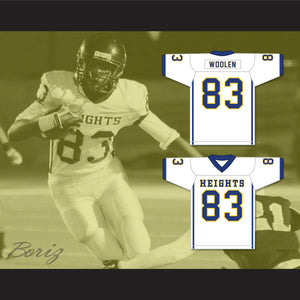 Tariq Woolen 83 Arlington Heights High School Yellow Jackets White Football Jersey 2