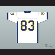 Load image into Gallery viewer, Tariq Woolen 83 Arlington Heights High School Yellow Jackets White Football Jersey 1